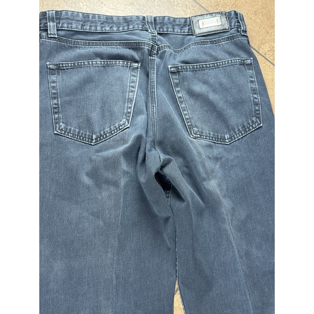 Boss Hugo Boss Men's Alabama Straight Leg Black Jeans - 34x34 - Picture 9 of 12